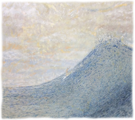 Painting of wave